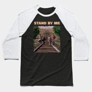 Stand by Me Illustration by burrotees / Axel Rosito Baseball T-Shirt